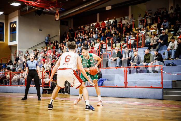 Basketball, win2day Basketball Superliga 2022/23, 1. Qualifikationsrunde, Traiskirchen Lions, Kapfenberg Bulls, Milos Latkovic (4)