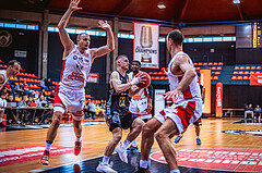 Basketball, Win2Day Superliga 2022/23, 1. Platzierungsrunde, BC Vienna, Flyers Wels, Gavrilo Tepic (4)