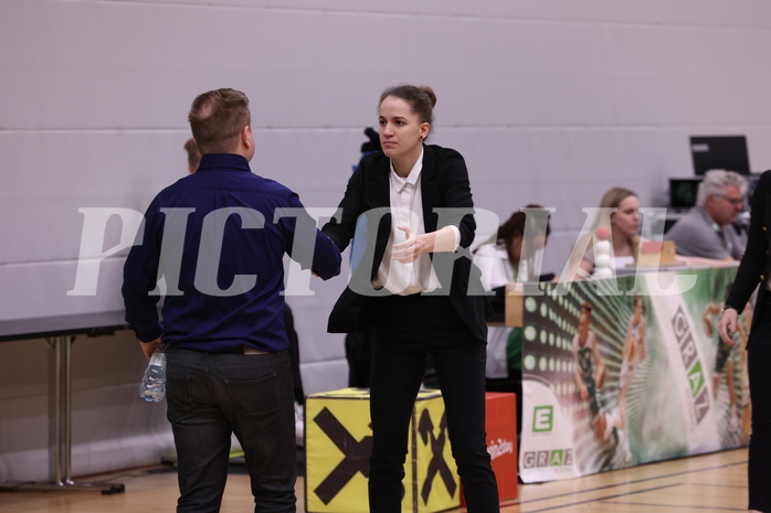 25.02.2023, Graz, Raiffeisen Sportpark, Basketball Damen Superliga 2022/23, Grunddurchgang 14.Runde, UBI Holding Graz - Vienna Timberwolves,  