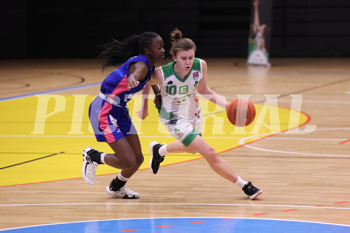 05.03.2023, Graz, Raiffeisen Sportpark, Basketball Damen Superliga 2022/23, Semifinale Spiel 1, UBI Holding Graz vs. UBSC-DBBC Graz,  
