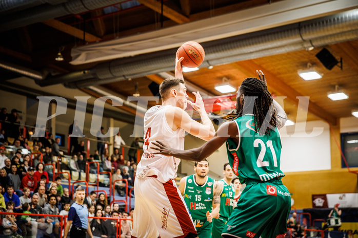 Basketball, win2day Basketball Superliga 2022/23, 1. Qualifikationsrunde, Traiskirchen Lions, Kapfenberg Bulls, I. Gromovs (4)