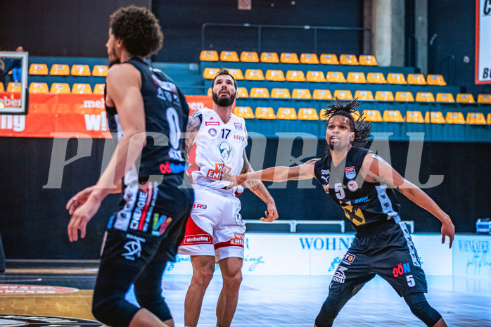 Basketball, Win2Day Superliga 2022/23, 1. Platzierungsrunde, BC Vienna, Flyers Wels, Terell Allen (5)