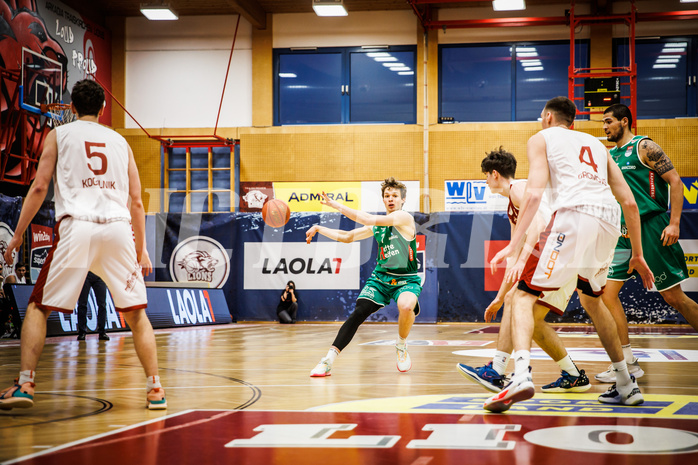 Basketball, win2day Basketball Superliga 2022/23, 1. Qualifikationsrunde, Traiskirchen Lions, Kapfenberg Bulls, Miro Zapf (7)