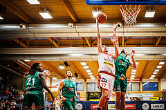 Basketball, win2day Basketball Superliga 2022/23, 1. Qualifikationsrunde, Traiskirchen Lions, Kapfenberg Bulls, Jonas Winkler (17)