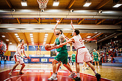 Basketball, win2day Basketball Superliga 2022/23, 1. Qualifikationsrunde, Traiskirchen Lions, Kapfenberg Bulls, Brad Greene (15)