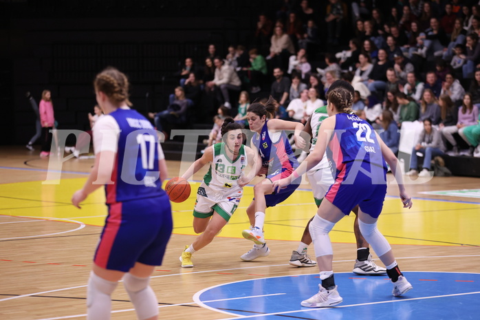 25.02.2023, Graz, Raiffeisen Sportpark, Basketball Damen Superliga 2022/23, Grunddurchgang 14.Runde, UBI Holding Graz - Vienna Timberwolves,  