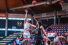 Basketball, Win2Day Superliga 2022/23, 1. Platzierungsrunde, BC Vienna, Flyers Wels, Enis Murati (44)