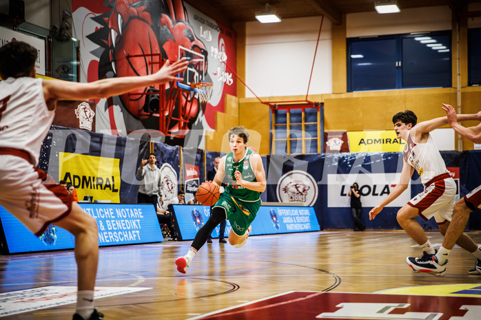 Basketball, win2day Basketball Superliga 2022/23, 1. Qualifikationsrunde, Traiskirchen Lions, Kapfenberg Bulls, Miro Zapf (7)