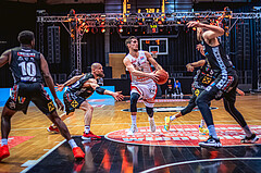 Basketball, Win2Day Superliga 2022/23, 1. Platzierungsrunde, BC Vienna, Flyers Wels, Bogic Vujosevic (5)