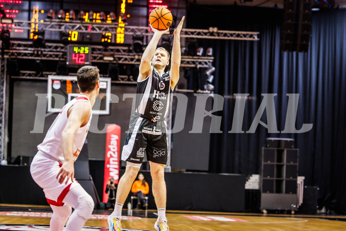 Basketball, win2day Basketball Superliga 2023/24, Grunddurchgang 12.Runde, BC Vienna, Kapfenberg Bulls, Oliver Kretschmer (15)