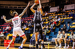 Basketball, win2day Basketball Superliga 2023/24, Grunddurchgang 12.Runde, BC Vienna, Kapfenberg Bulls, Daniel Grgic (18)