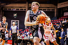 Basketball, win2day Basketball Superliga 2023/24, Grunddurchgang 12.Runde, BC Vienna, Kapfenberg Bulls, Oliver Kretschmer (15)