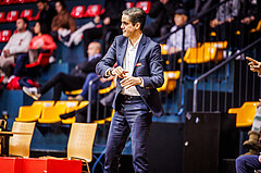 Basketball, win2day Basketball Superliga 2023/24, Grunddurchgang 12.Runde, BC Vienna, Kapfenberg Bulls, Antonio Herrera (Head Coach)