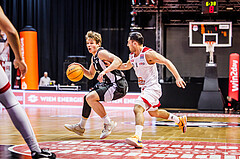 Basketball, win2day Basketball Superliga 2023/24, Grunddurchgang 12.Runde, BC Vienna, Kapfenberg Bulls, Miro Zapf (7)