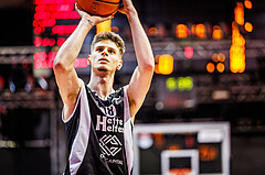 Basketball, win2day Basketball Superliga 2023/24, Grunddurchgang 12.Runde, BC Vienna, Kapfenberg Bulls, Daniel Grgic (18)