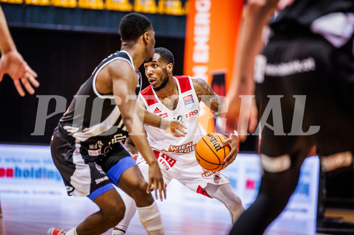 Basketball, win2day Basketball Superliga 2023/24, Grunddurchgang 12.Runde, BC Vienna, Kapfenberg Bulls, Demarkus Stuckey Jr. (42)