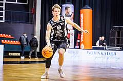 Basketball, win2day Basketball Superliga 2023/24, Grunddurchgang 12.Runde, BC Vienna, Kapfenberg Bulls, Miro Zapf (7)