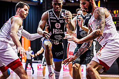 Basketball, win2day Basketball Superliga 2023/24, Grunddurchgang 12.Runde, BC Vienna, Kapfenberg Bulls, Rudi Williams (3)