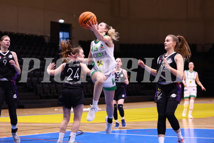 17.12.2023, Graz, Raiffeisen Sportpark, Basketball Damen Superliga 2023/24, Grunddurchgang 7.Runde, UBI Holding Graz - Vienna United Women,  