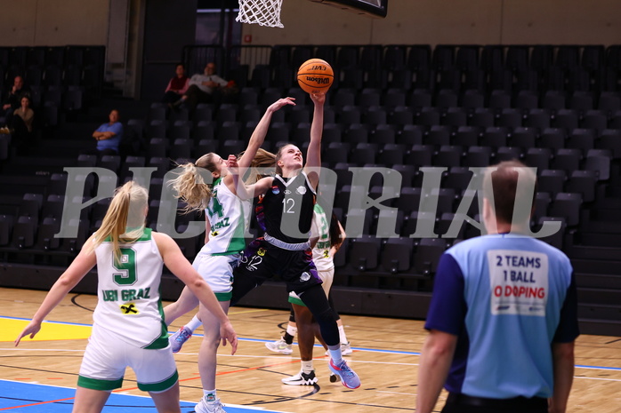 17.12.2023, Graz, Raiffeisen Sportpark, Basketball Damen Superliga 2023/24, Grunddurchgang 7.Runde, UBI Holding Graz - Vienna United Women,  