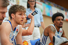 Basketball, Basketball Superliga 2024/25, Playoffs, Viertelfinale Spiel 3, Oberwart Gunners vs. Kapfenberg 

