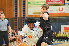 Basketball, Basketball Superliga 2024/25, Playoffs, Viertelfinale Spiel 3, Oberwart Gunners vs. Kapfenberg 

