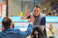 Basketball, Basketball Superliga 2024/25, Playoffs, Viertelfinale Spiel 3, Oberwart Gunners vs. Kapfenberg 

