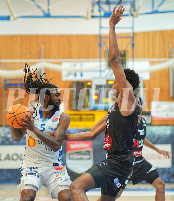 Basketball, Basketball Superliga 2024/25, Playoffs, Viertelfinale Spiel 3, Oberwart Gunners vs. Kapfenberg 

