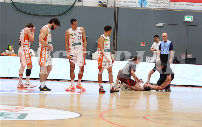 Basketball Superliga 2024/25, Playoffs, Viertelfinale Spiel 3 Klosterneuburg Dukes vs. Traiskirchen Lions


