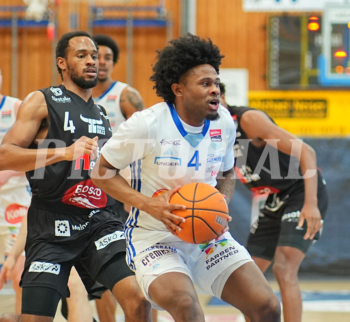 Basketball, Basketball Superliga 2024/25, Playoffs, Viertelfinale Spiel 3, Oberwart Gunners vs. Kapfenberg 

