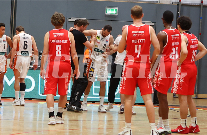 Basketball Superliga 2024/25, Playoffs, Viertelfinale Spiel 3 Klosterneuburg Dukes vs. Traiskirchen Lions


