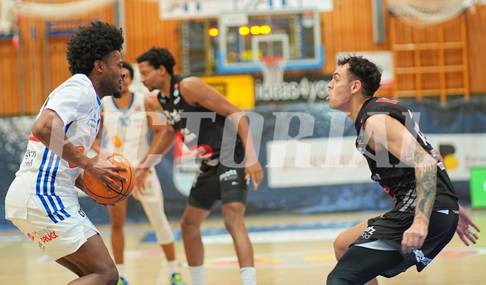Basketball, Basketball Superliga 2024/25, Playoffs, Viertelfinale Spiel 3, Oberwart Gunners vs. Kapfenberg 

