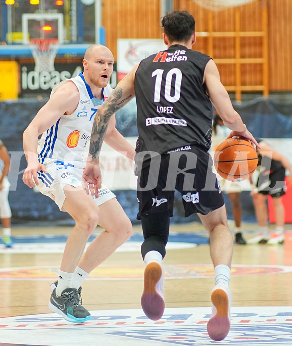 Basketball, Basketball Superliga 2024/25, Playoffs, Viertelfinale Spiel 3, Oberwart Gunners vs. Kapfenberg 


