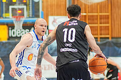 Basketball, Basketball Superliga 2024/25, Playoffs, Viertelfinale Spiel 3, Oberwart Gunners vs. Kapfenberg 

