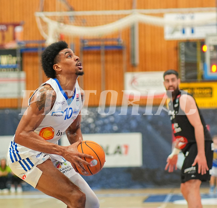 Basketball, Basketball Superliga 2024/25, Playoffs, Viertelfinale Spiel 3, Oberwart Gunners vs. Kapfenberg 

