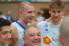 Basketball, Basketball Superliga 2024/25, Playoffs, Viertelfinale Spiel 3, Oberwart Gunners vs. Kapfenberg 

