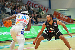 Basketball, Basketball Superliga 2024/25, Playoffs, Viertelfinale Spiel 3, Oberwart Gunners vs. Kapfenberg 

