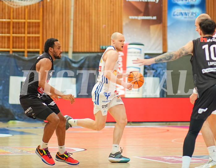 Basketball, Basketball Superliga 2024/25, Playoffs, Viertelfinale Spiel 3, Oberwart Gunners vs. Kapfenberg 

