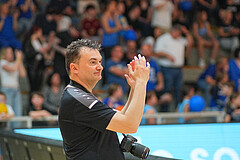 Basketball, Basketball Superliga 2024/25, Playoffs, Viertelfinale Spiel 3, Oberwart Gunners vs. Kapfenberg 

