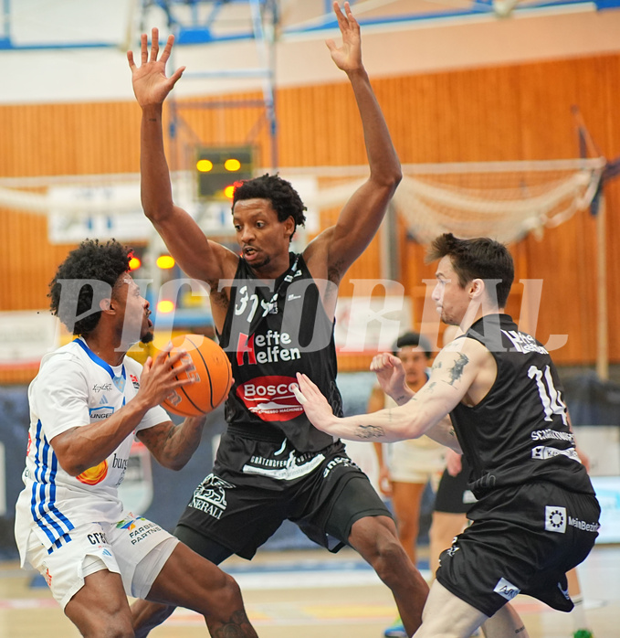 Basketball, Basketball Superliga 2024/25, Playoffs, Viertelfinale Spiel 3, Oberwart Gunners vs. Kapfenberg 

