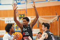 Basketball, Basketball Superliga 2024/25, Playoffs, Viertelfinale Spiel 3, Oberwart Gunners vs. Kapfenberg 

