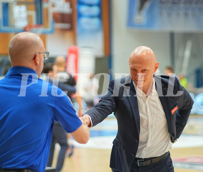 Basketball, Basketball Superliga 2024/25, Playoffs, Viertelfinale Spiel 3, Oberwart Gunners vs. Kapfenberg 

