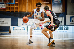 Basketball, bet-at-home Basketball Superliga 2021/22, Grunddurchgang Runde 9, Oberwart Gunners, Flyers Wels, Connor Cashaw (4)