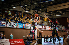 Basketball, bet-at-home Basketball Superliga 2021/22, Grunddurchgang Runde 9, Oberwart Gunners, Flyers Wels, Brock Gardner (10)