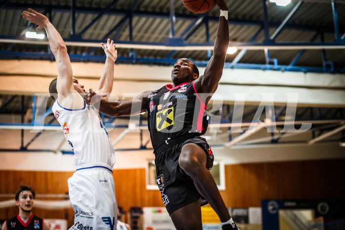 Basketball, bet-at-home Basketball Superliga 2021/22, Grunddurchgang Runde 9, Oberwart Gunners, Flyers Wels, Tylan Jamon Birts (1)