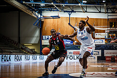 Basketball, bet-at-home Basketball Superliga 2021/22, Grunddurchgang Runde 9, Oberwart Gunners, Flyers Wels, Tylan Jamon Birts (1)