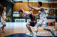 Basketball, bet-at-home Basketball Superliga 2021/22, Grunddurchgang Runde 9, Oberwart Gunners, Flyers Wels, Elvir Jakupovic (21)