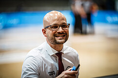 Basketball, bet-at-home Basketball Superliga 2021/22, Grunddurchgang Runde 9, Oberwart Gunners, Flyers Wels, Sebastian Waser (Head Coach)
