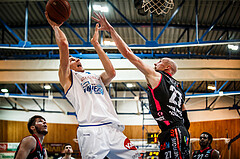 Basketball, bet-at-home Basketball Superliga 2021/22, Grunddurchgang Runde 9, Oberwart Gunners, Flyers Wels, Edi Patekar (9)