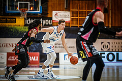 Basketball, bet-at-home Basketball Superliga 2021/22, Grunddurchgang Runde 9, Oberwart Gunners, Flyers Wels, Brock Gardner (10)